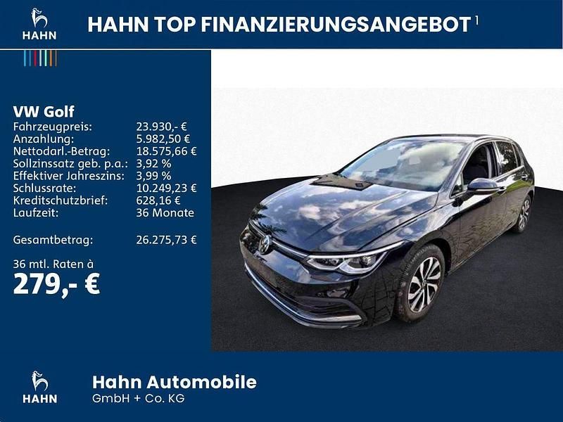 Gebraucht VW Golf VIII Active 150 PS (110 kW) 2023 Deep black perleffekt Limousine