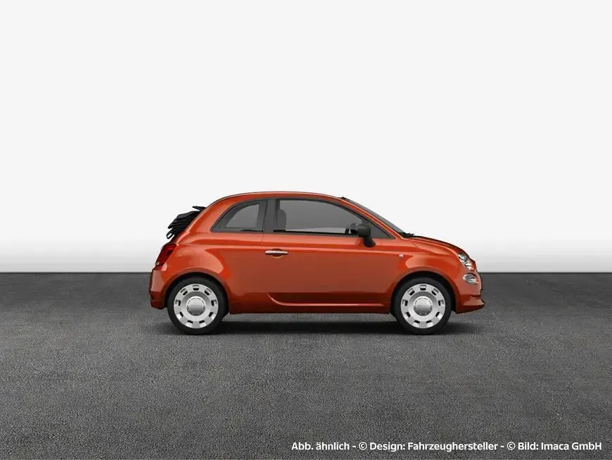 Gebraucht Fiat 500C Style 69 PS (50 kW) 2024 Passione rot Cabrio