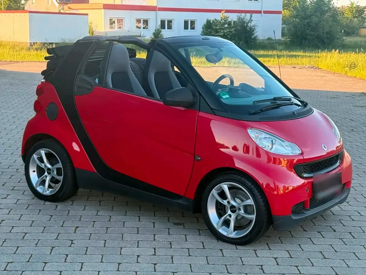 Gebraucht Smart ForTwo Cabrio 71 PS (52 kW) 2009 Rot Cabrio