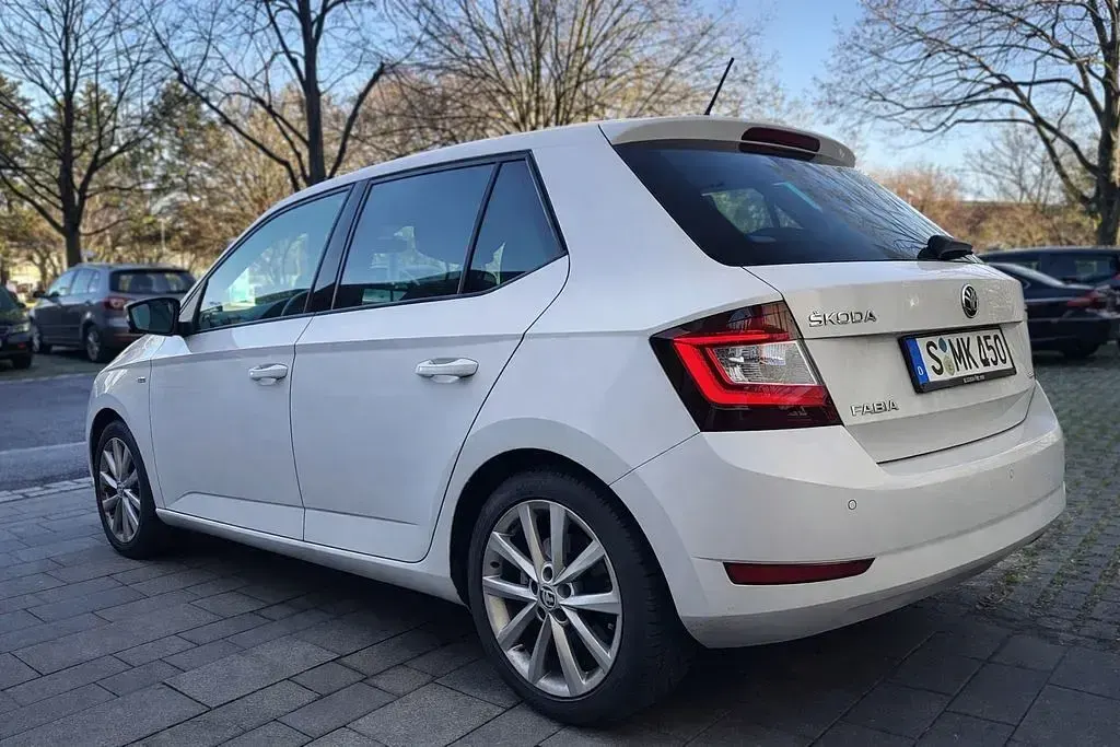 Gebraucht Skoda Fabia Soleil 95 PS (69 kW) 2019 Weiß Kleinwagen