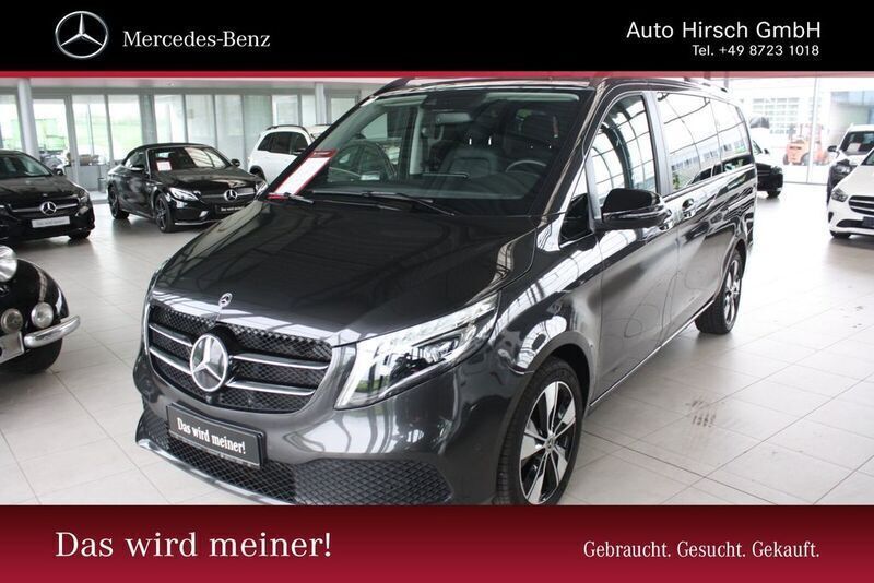 Graphitgrau dunkel Gebraucht 2021 Mercedes V250 Avantgarde Edition Van / Kleinbus | 60.850 € (Teuer) - Bild 1/4