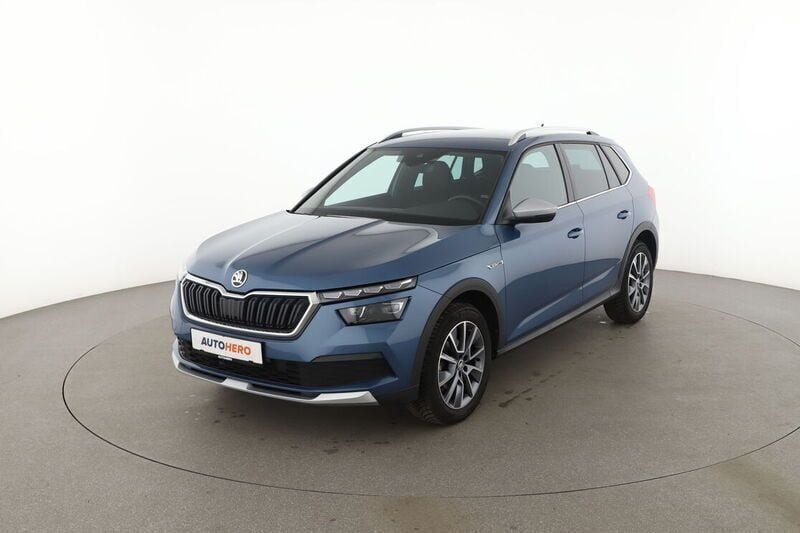 Blau Gebraucht 2022 Skoda Kamiq ScoutLine SUV | 23.600 € (Guter Preis) - Bild 1/4