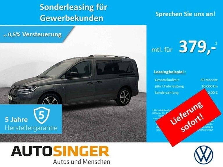 Grau Gebraucht 2022 VW Caddy Maxi Goal Van / Kleinbus | 49.980 € - Bild 1/4