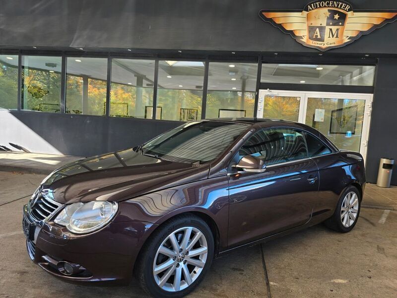 Rot Gebraucht 2008 VW Eos Sport Cabrio | 8.950 € (Fairer Preis) - Bild 1/4