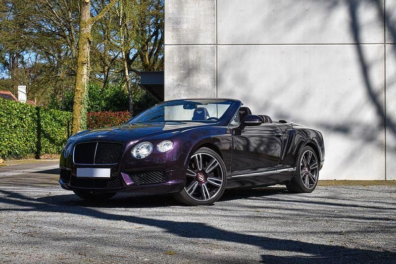Gebraucht Bentley Continental GT Convertible 507 PS (372 kW) 2014 Violett Cabrio