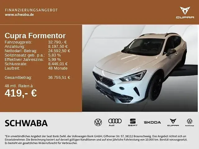 Gebraucht Cupra Formentor VZ 310 PS (228 kW) 2022 Weiß SUV