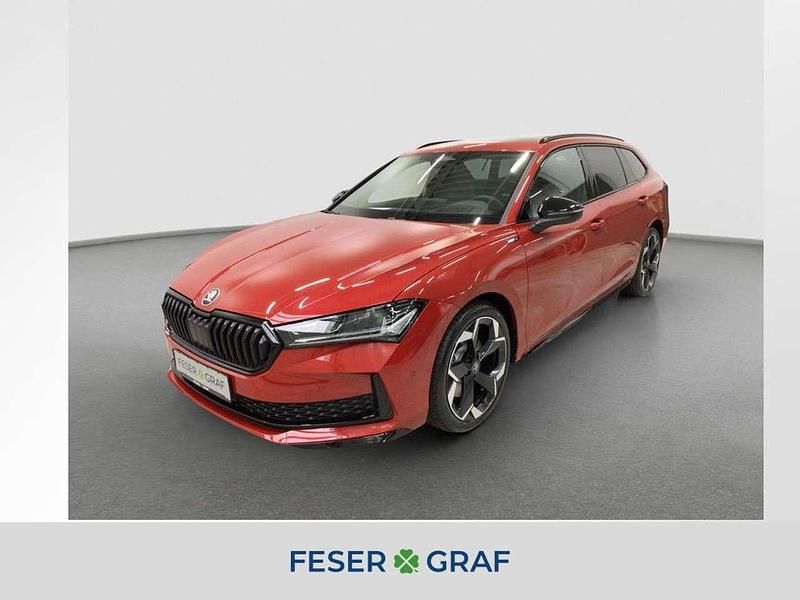 Karminrot Gebraucht 2025 Skoda Superb SportLine Kombi | 51.770 € - Bild 1/1