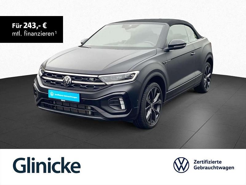 Deep black matt Gebraucht 2025 VW T-Roc Cabriolet R-line Edition Cabrio | 38.833 € (Teuer) - Bild 1/3