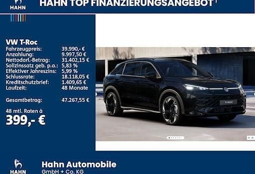 Gebraucht VW T-Roc R-line 150 PS (110 kW) 2026 Schwarz SUV
