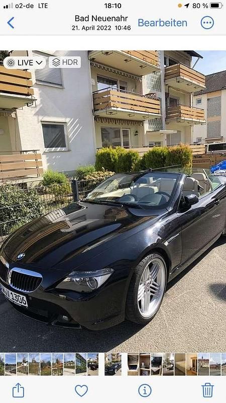Gebraucht BMW 630 Cabriolet 258 PS (189 kW) 2007 Cabrio
