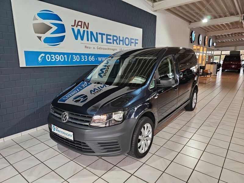 Blau Gebraucht 2016 VW Caddy Maxi Conceptline Van / Kleinbus | 16.999 € (Teuer) - Bild 1/4