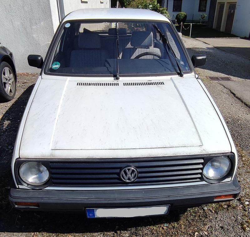 Weiß Gebraucht 1988 VW Golf II Kleinwagen | 1.000 € - Bild 1/4