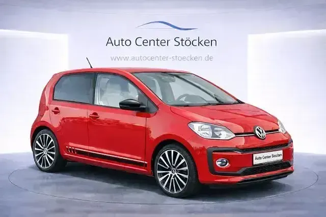 Gebraucht VW up! Beats 90 PS (66 kW) 2018 Rot Kleinwagen
