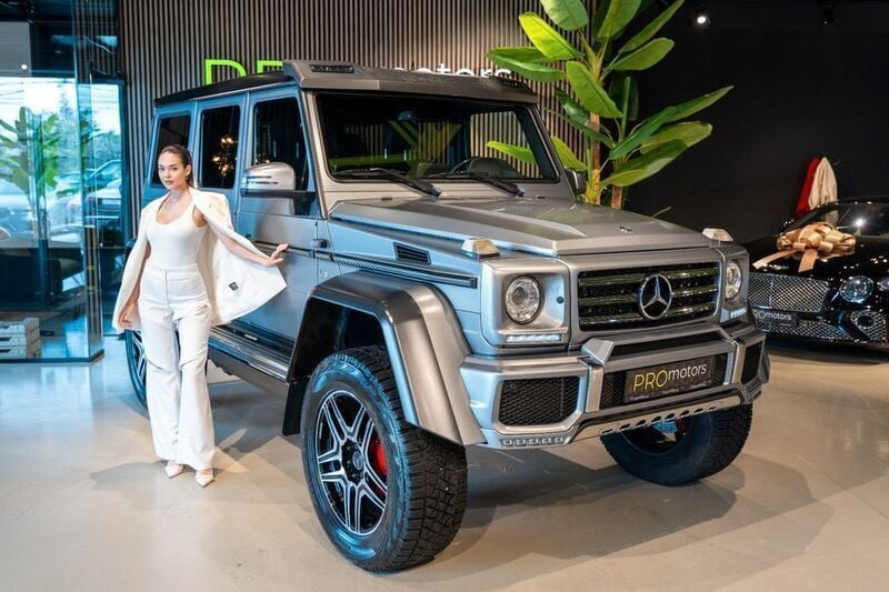 Silber Gebraucht 2018 Mercedes G500 4x4² SUV | 150.800 € (Teuer) - Bild 1/4