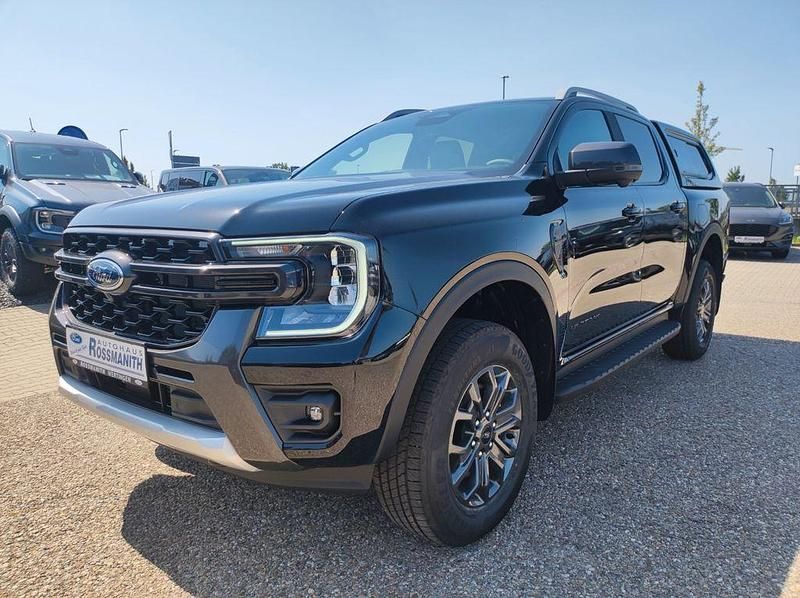 Black metallic Neu 2025 Ford Ranger Wildtrack Abholung | 55.680 € (Fairer Preis) - Bild 1/4