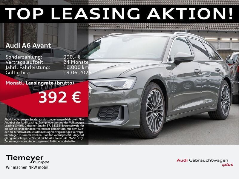 Grau Gebraucht 2024 Audi A6 S-Line Kombi | 53.270 € - Bild 1/4