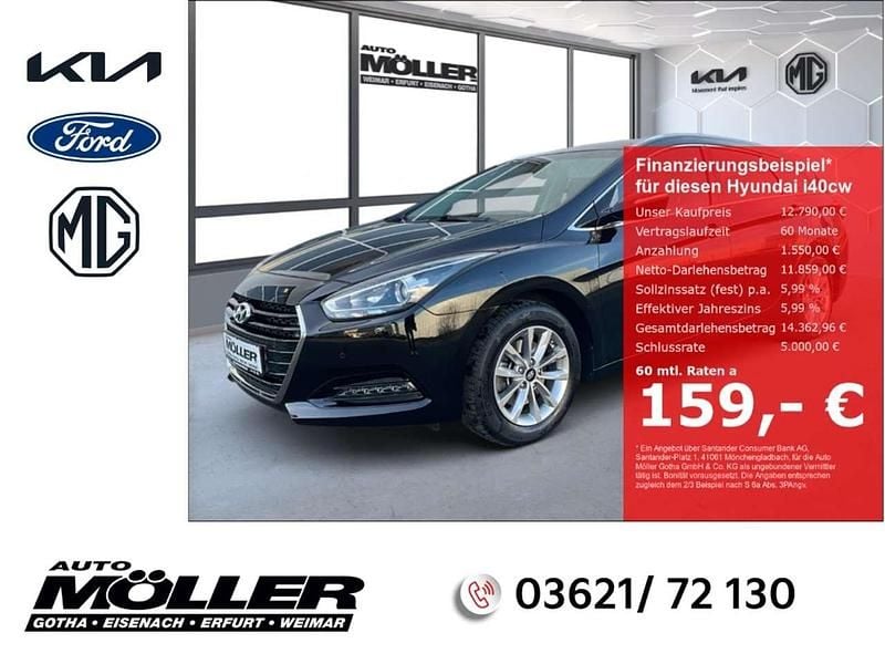 Phantom black / mic Gebraucht 2018 Hyundai i40 Trend Kombi | 12.790 € (Guter Preis) - Bild 1/4