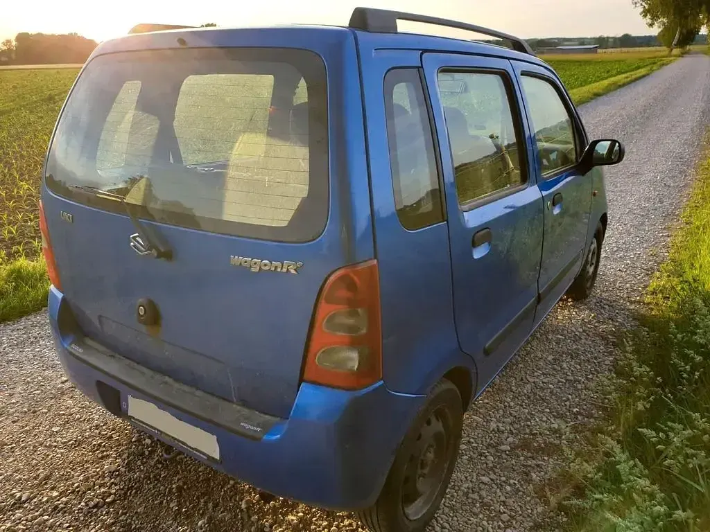 Gebraucht Suzuki Wagon R+ 94 PS (69 kW) 2004 Blau Van / Kleinbus