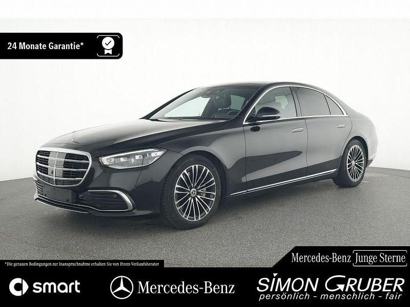Lack obsidianschwarz (metallic) Gebraucht 2024 Mercedes S350 Limousine | 94.900 € (Fairer Preis) - Bild 1/4