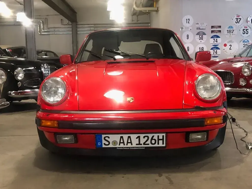 Second-hand Porsche 911 408 CP (300 kW) 1987 Roșu Cabrio