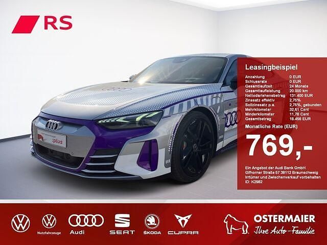 Silber Gebraucht 2024 Audi e-tron GT quattro Limousine | 131.400 € - Bild 1/2