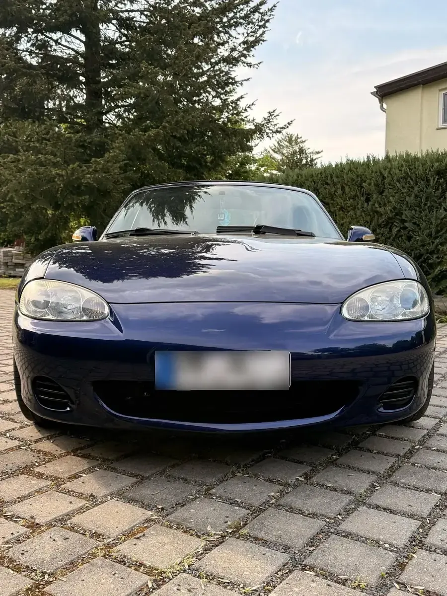 Gebraucht Mazda MX5 110 PS (80 kW) 2003 Blau Cabrio