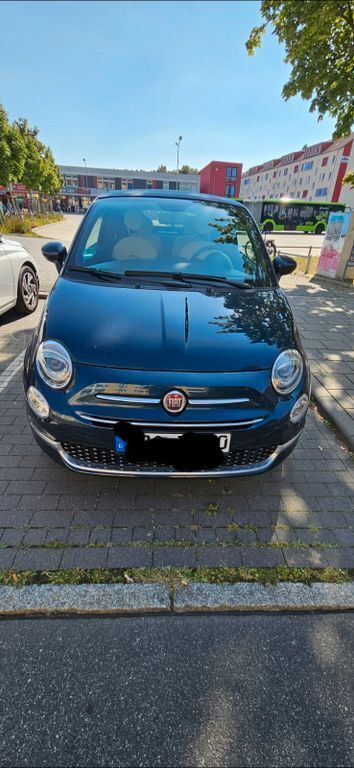 Blau Gebraucht 2021 Fiat 500C Dolcevita Cabrio | 11.500 € (Superpreis) - Bild 1/4