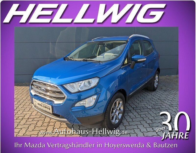 Blau Gebraucht 2018 Ford Ecosport Titanium SUV | 15.380 € (Fairer Preis) - Bild 1/4