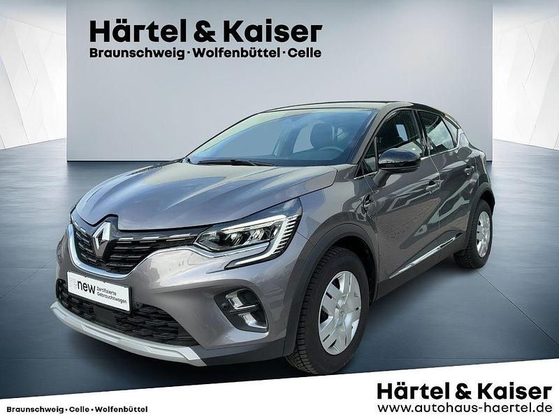 Gebraucht Renault Captur Intens 91 PS (66 kW) 2022 Stahlgraumet./dach blackpearlschwarzmet. (grau) SUV
