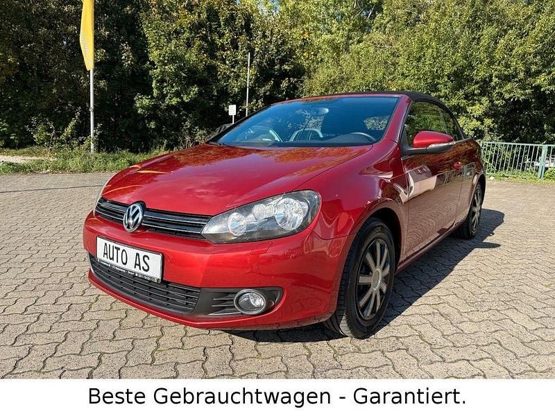 Rot Gebraucht 2012 VW Golf Cabriolet Basis Cabrio | 7.900 € (Superpreis) - Bild 1/4