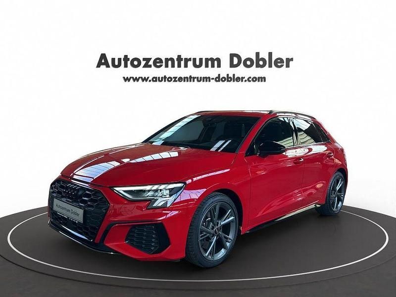 Tangorot metallic Gebraucht 2023 Audi S3 Ambiente Limousine | 37.840 € (Superpreis) - Bild 1/4