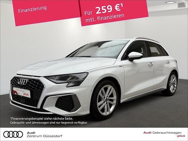 Gebraucht Audi A3 S-Line 150 PS (110 kW) 2023 Gletscherweiß metallic Limousine