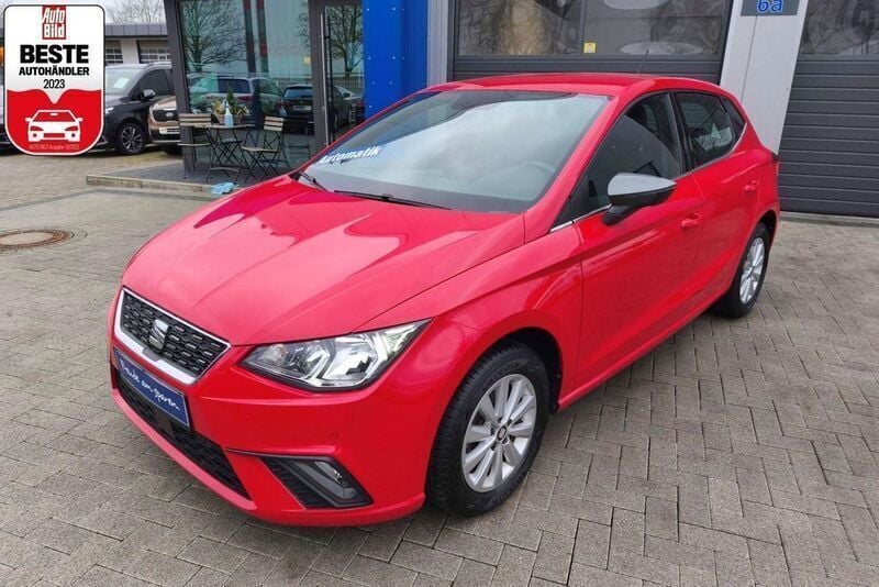 Rot (reinrot) Gebraucht 2020 Seat Ibiza XCELLENCE Limousine | 16.480 € (Fairer Preis) - Bild 1/4