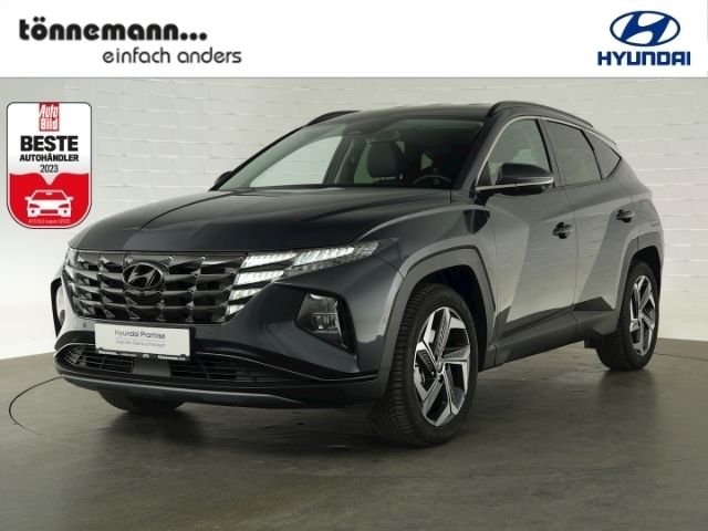 Dark knight (metallic) Gebraucht 2024 Hyundai Tucson Prime SUV | 34.924 € (Superpreis) - Bild 1/4