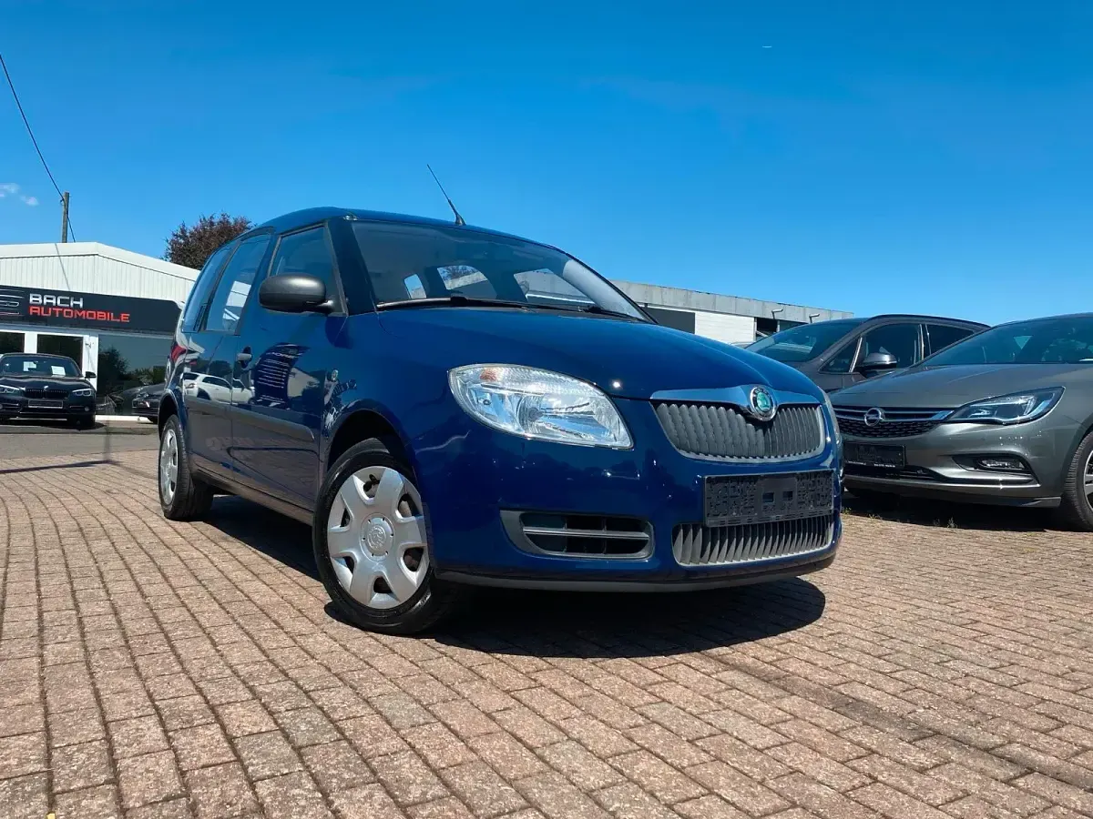 Gebraucht Skoda Roomster 69 PS (50 kW) 2009 Blau Van / Kleinbus