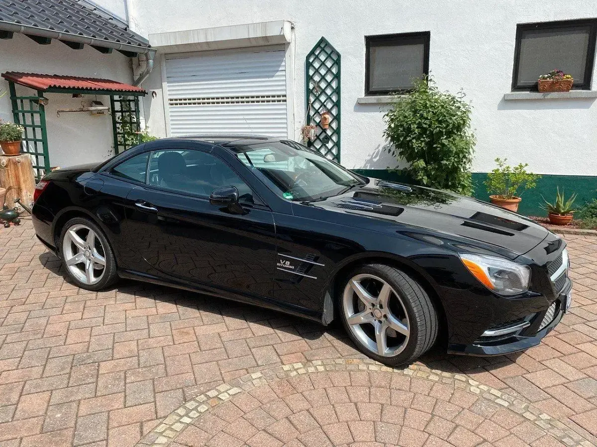 Gebraucht Mercedes SL500 435 PS (319 kW) 2012 Schwarz Cabrio
