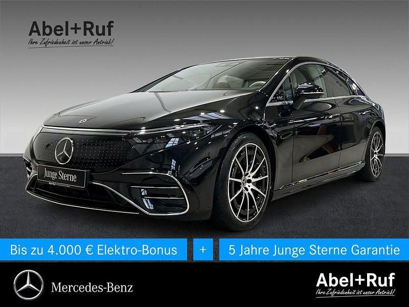 Lack obsidianschwarz Gebraucht 2022 Mercedes EQS450+ AMG Limousine | 64.949 € (Teuer) - Bild 1/4