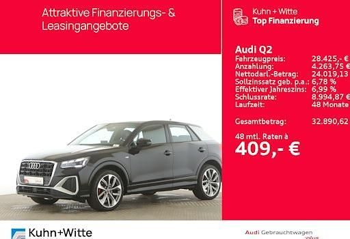 Gebraucht Audi Q2 S-Line 150 PS (110 kW) 2021 Schwarz SUV