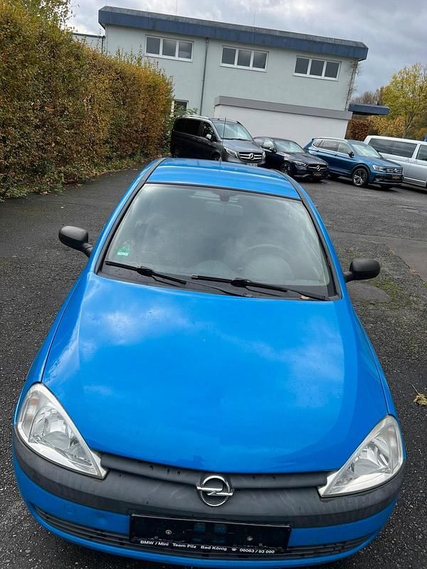 Blau Gebraucht 2002 Opel Corsa Kleinwagen | 1.150 € - Bild 1/4