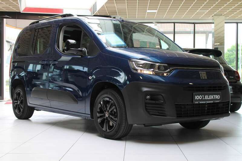 Mediterraneo blau Gebraucht 2023 Fiat e-Doblò Launch Edition Van / Kleinbus | 24.900 € (Etwas zu teuer) - Bild 1/4