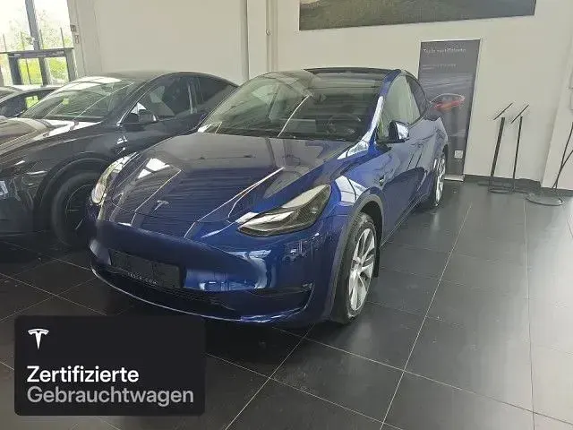 Brugt Tesla Model Y Long Range AWD 258 kW (351 HK) 2023 Blå SUV