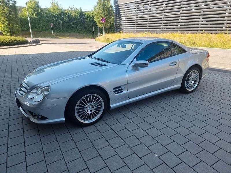 Gebraucht Mercedes SL500 AMG line 387 PS (284 kW) 2007 Silber Cabrio