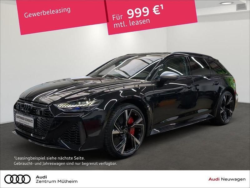 Mythosschwarz metallic Neu 2024 Audi RS6 Ambiente Kombi | 133.950 € (Superpreis) - Bild 1/4