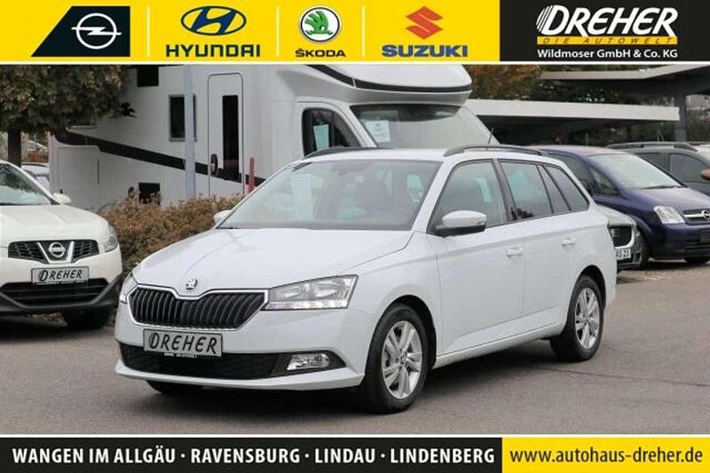 Moonweiss metallic Gebraucht 2023 Skoda Fabia Ambition Kombi | 19.990 € (Fairer Preis) - Bild 1/3