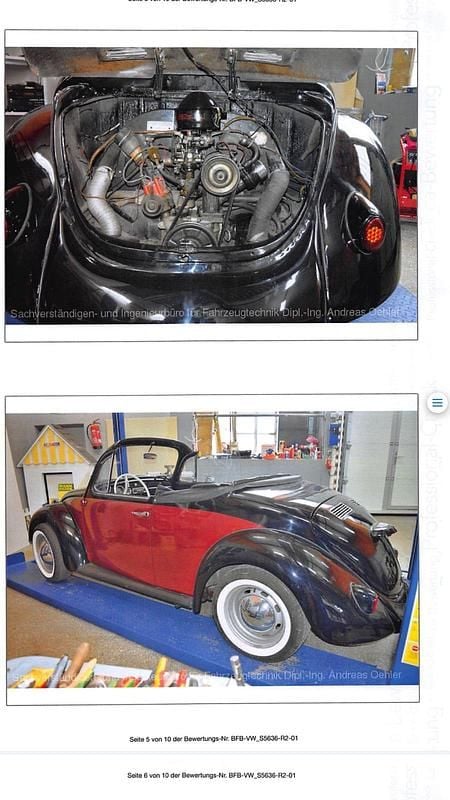 Gebraucht VW Käfer 34 PS (25 kW) 1959 Schwarz Cabrio