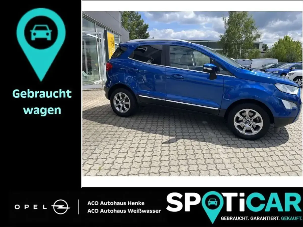 Gebraucht Ford Ecosport Titanium 125 PS (91 kW) 2019 Lightning blue SUV