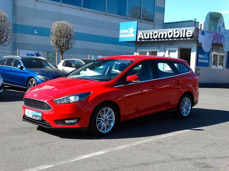 Second-hand Ford Focus Titanium 120 CP (88 kW) 2017 Roșu Break