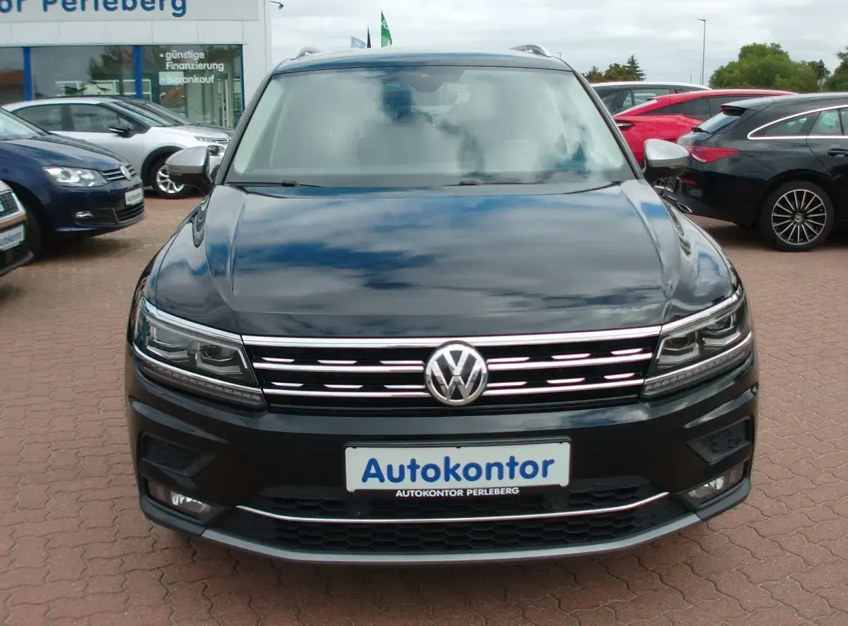 Gebraucht VW Tiguan Allspace Highline 190 PS (139 kW) 2019 Schwarz SUV