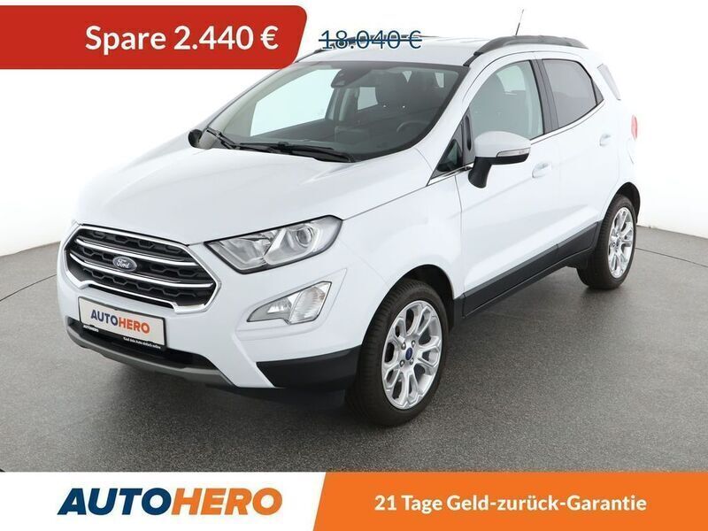 Weiß Gebraucht 2022 Ford Ecosport Titanium SUV | 15.600 € (Superpreis) - Bild 1/3