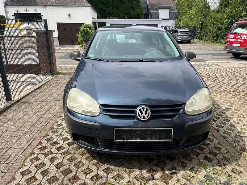 Blau Gebraucht 2007 VW Golf V Goal Kleinwagen | 600 € - Bild 1/4